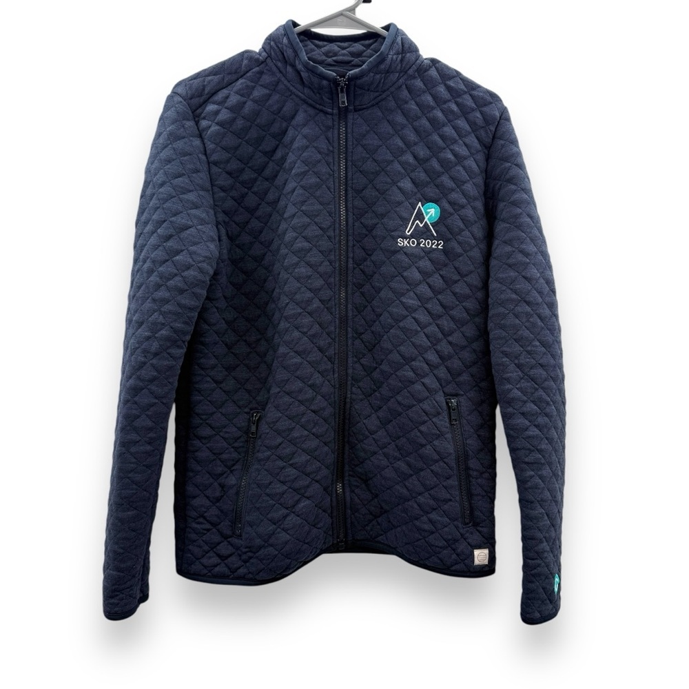 Marine Layer Corbet Long Sleeve Full‎ Zip Quilted Texture Unisex Jacket Sz S